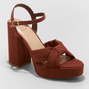 **CLEARANCE** A NEW DAY - Women’s Riah Platform Heels.